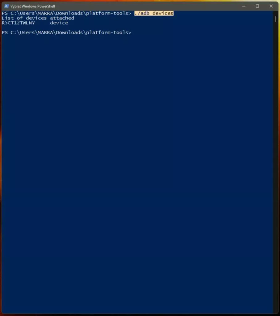 jak odstranit nepotřebné aplikace bloatware odinstalace návod ADB 1