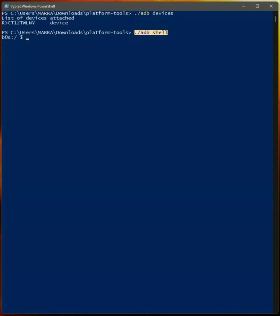 jak odstranit nepotřebné aplikace bloatware odinstalace návod ADB 2