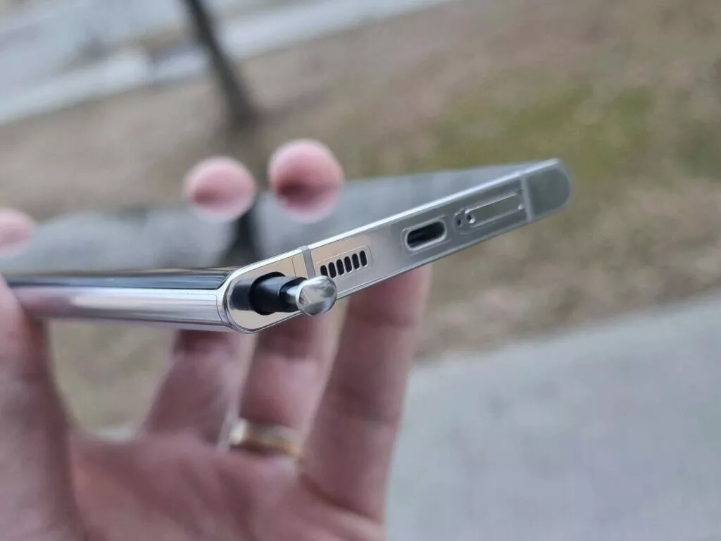 testování Samsung Galaxy S22 Ultra interaktivní recenze S Pen
