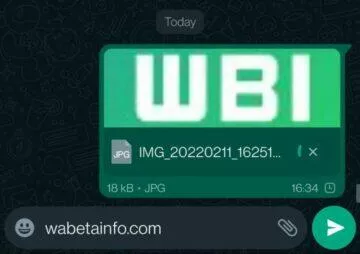 WhatsApp posílání v lepší kvalitě náhled