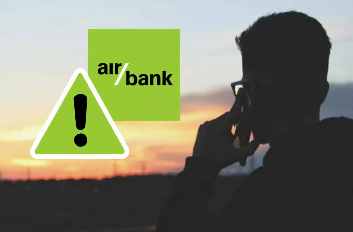 Air Bank telefonický podvod vishing spoofing upozornění ukázka telefonáty