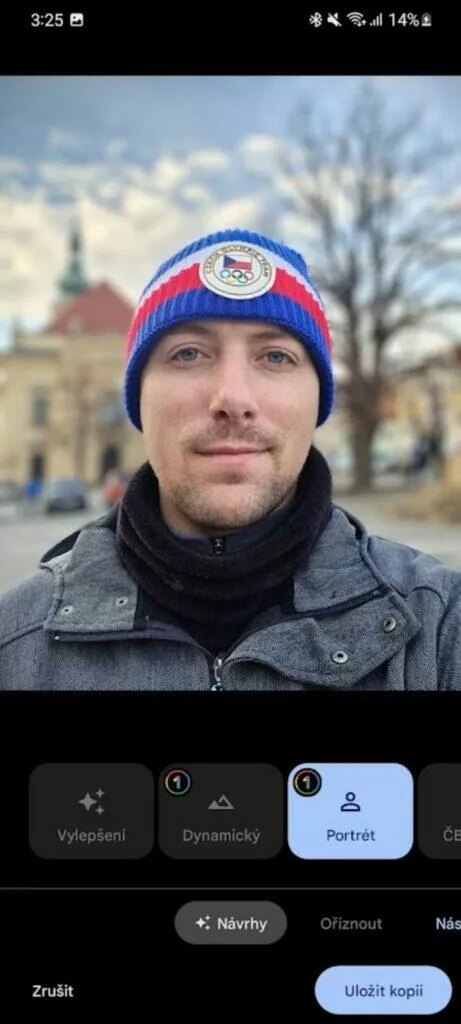 Fotky Google One Portrét ukázka 3