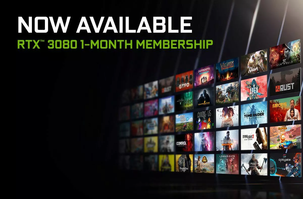 Nvidi GeForce NOW RTX 3080 měsíční předplatné