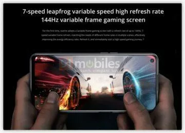 realme 9 5G 144hz obnovovací frekvence