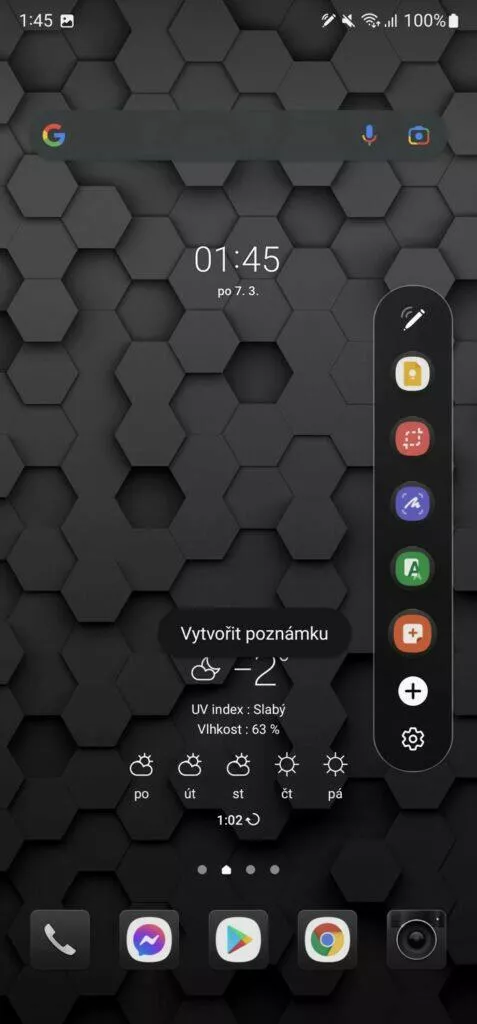 S Pen menu 2