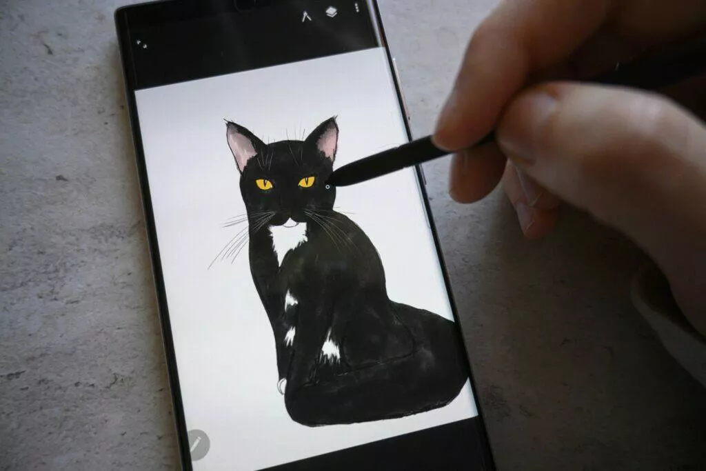 Samsung Galaxy S22 Ultra vítězka soutěže S Pen kreslení