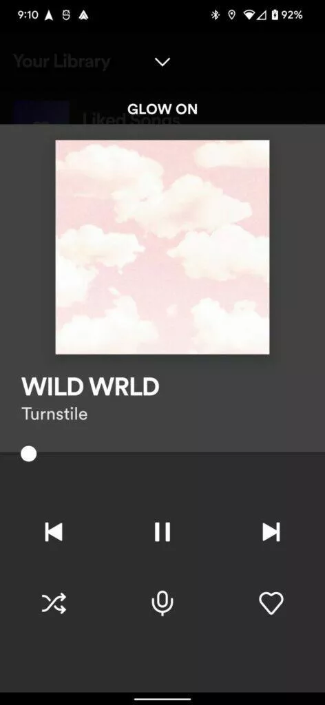 Spotify Car Mode řízení ovládání