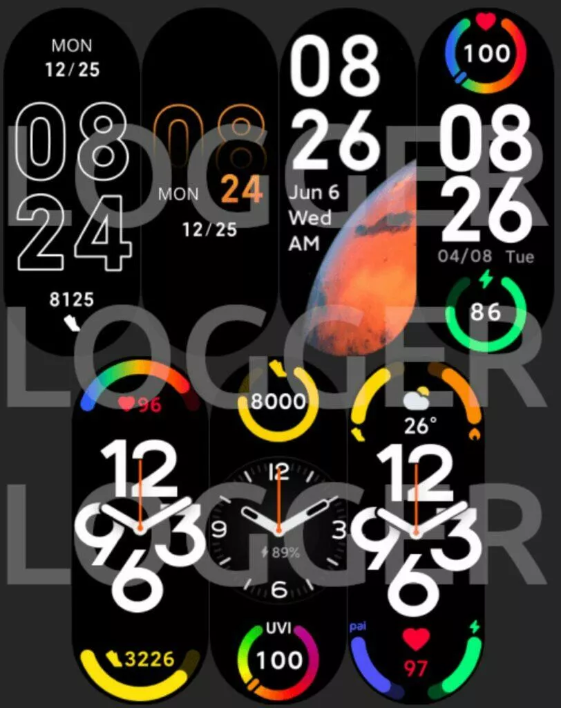 Xiaomi Mi Band 7 parametry únik ciferníky
