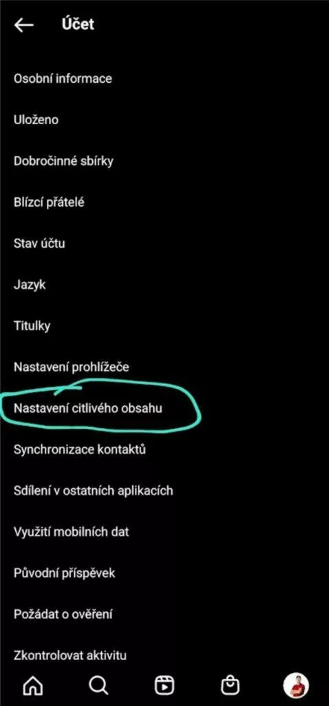 3 tipy Instagram citlivý obsah 2