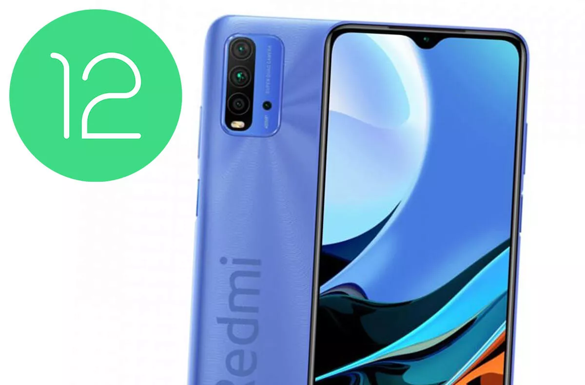 android 12 redmi 9t