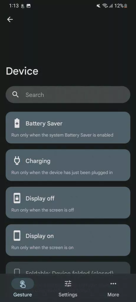 aplikace Tap, Tap ovládání mobilu poklepáním 6 podmínka