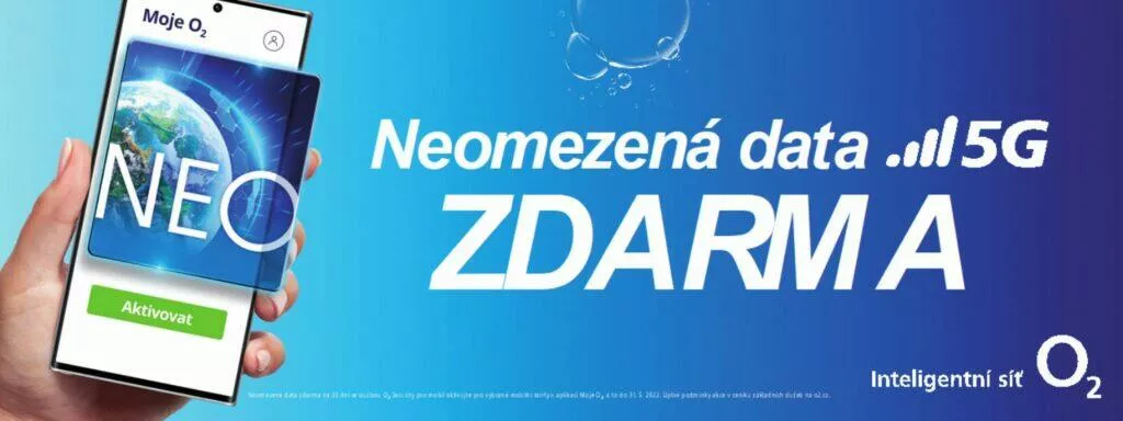O2 neomezená data zdarma