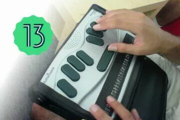 Android 13 braill displej řádek Talkback podpora