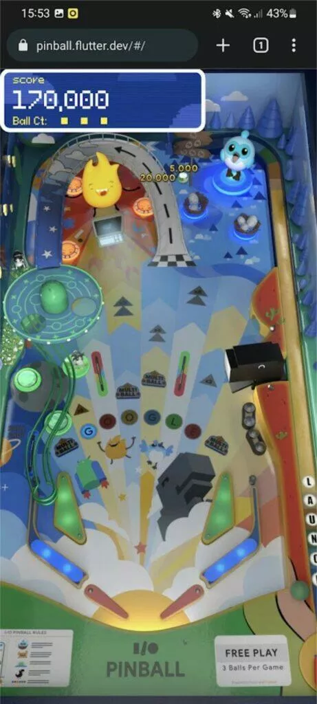 google i o pinball mobil 4