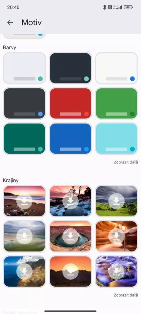gboard změna vzhledu