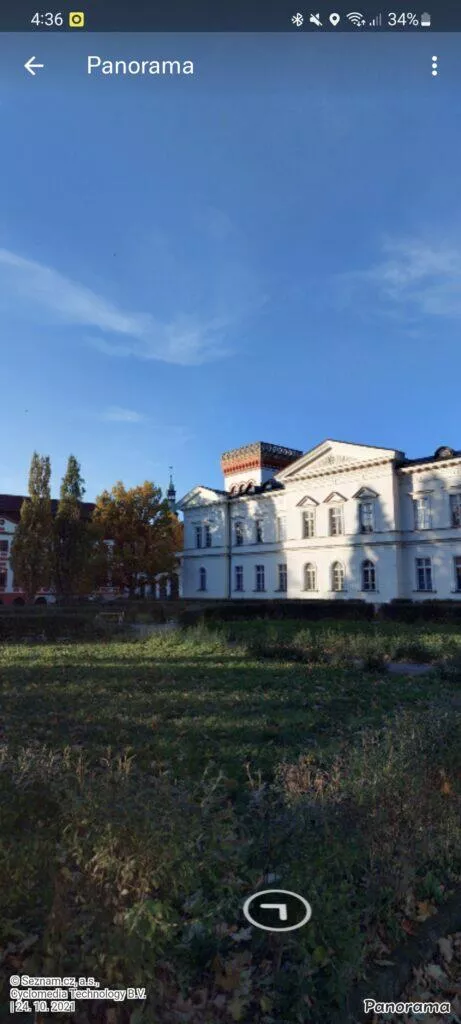 mapycz nove panorama snimky fotky 3d zamecky park liberec