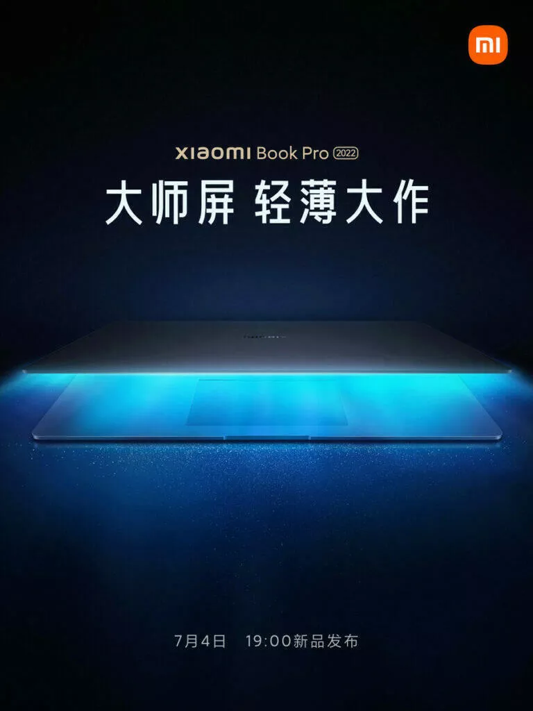 xiaomi book pro 2022