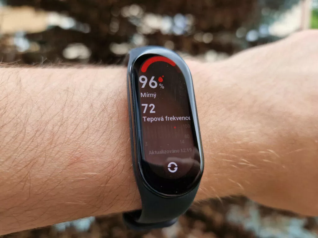 xiaomi mi band 7 zdravotni funkce