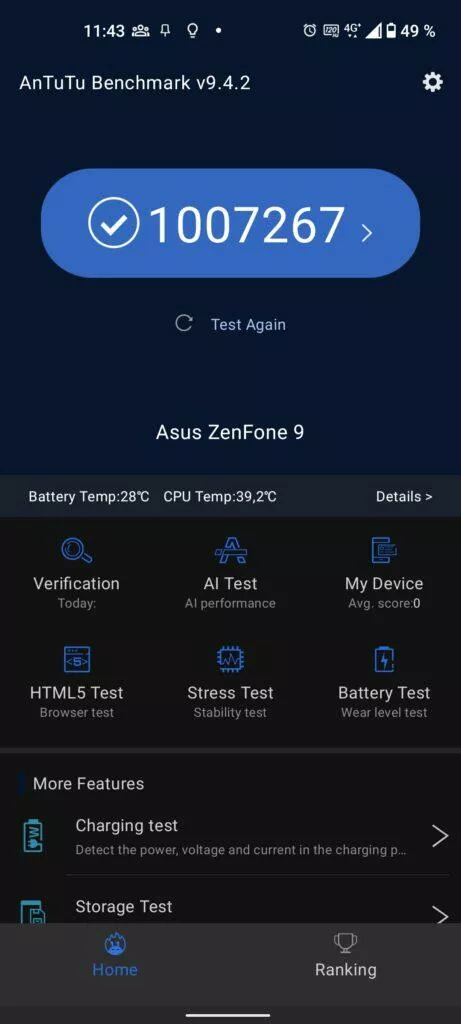 antutu benchmark