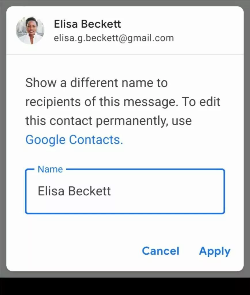 Gmail přidávání příjemců novinky přezdívka