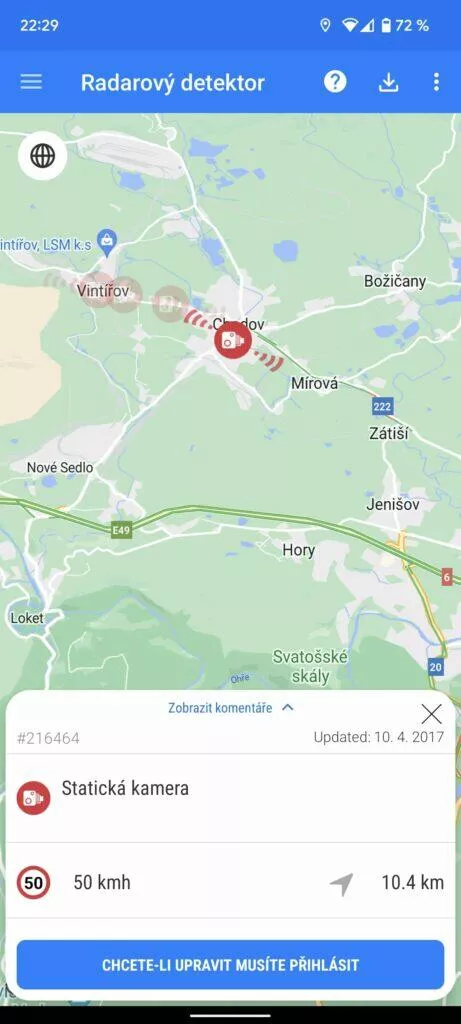kde jsou radary