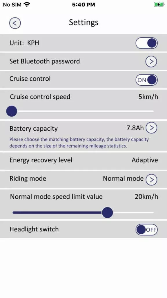sencor koloběžka android aplikace