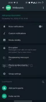 WhatsApp aplikace telefonní číslo sdílení