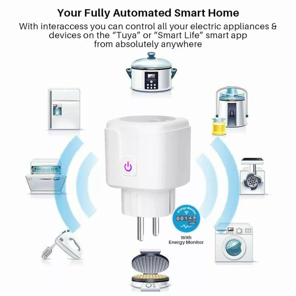Chytré zásuvky (16A) tuya smart home