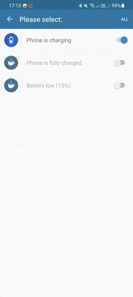 Dynamic Island dynamicSpot Android aplikace 6 nastavení notifikací baterie
