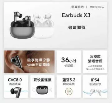 Honor Choice Earbuds X3