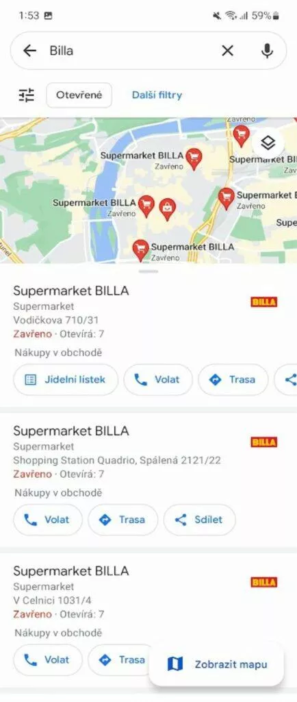 Peněženka Google věrnostní karty návod 8 pobočky
