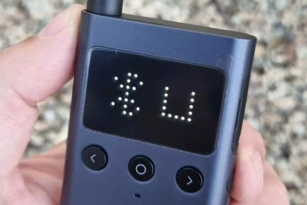 vysílačky Xiaomi Walkie Talkie 1S displej Bluetooth