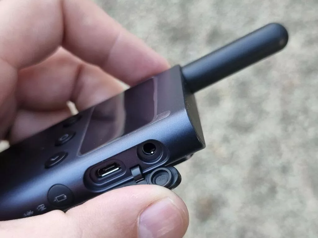 vysílačky Xiaomi Walkie Talkie 1S microUSB jack