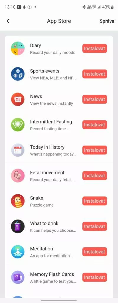 amazfit gtr 4 app store