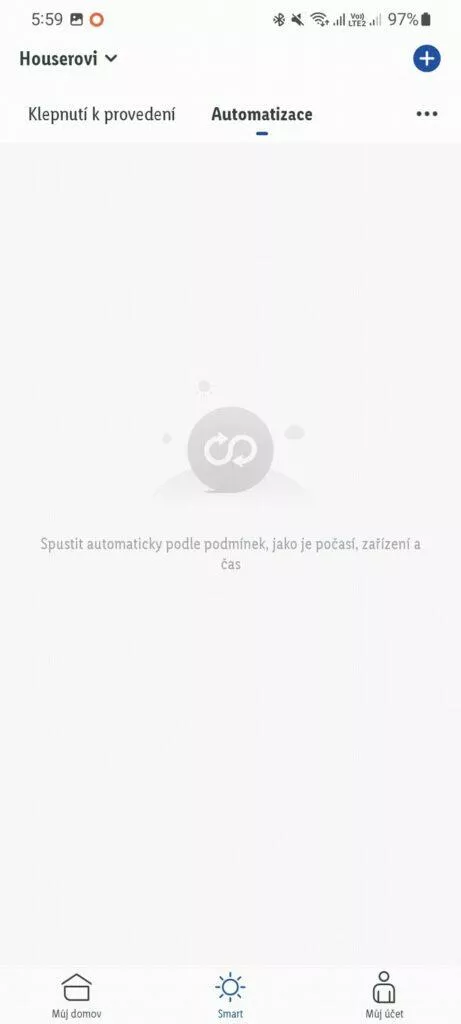 aplikace LIDL Home automatizace