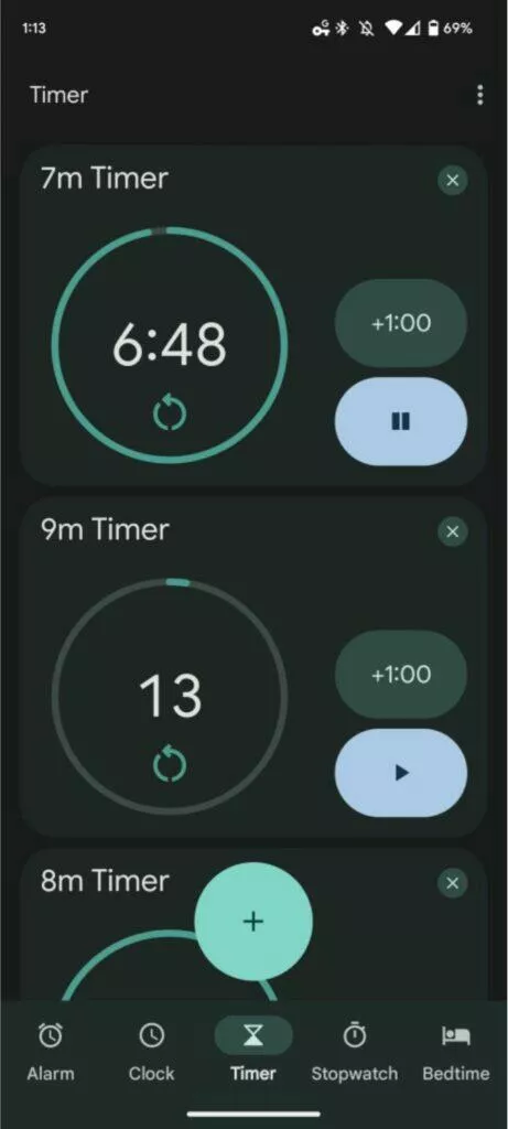 Google Hodiny 7.3 novinky časovač