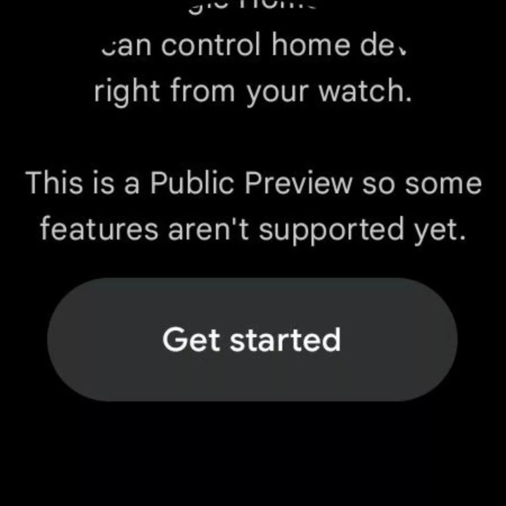 Google Home aplikace Wear OS hodinky ukázka 2