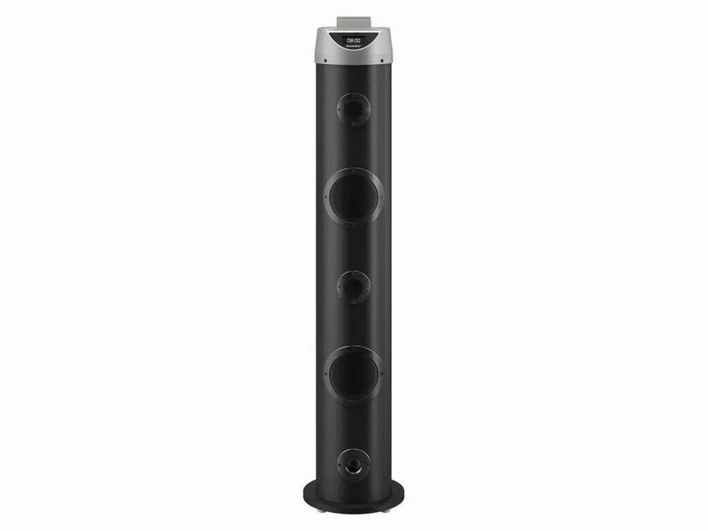 LIDL stojanový Bluetooth reproduktor Silvercrest akce sleva design