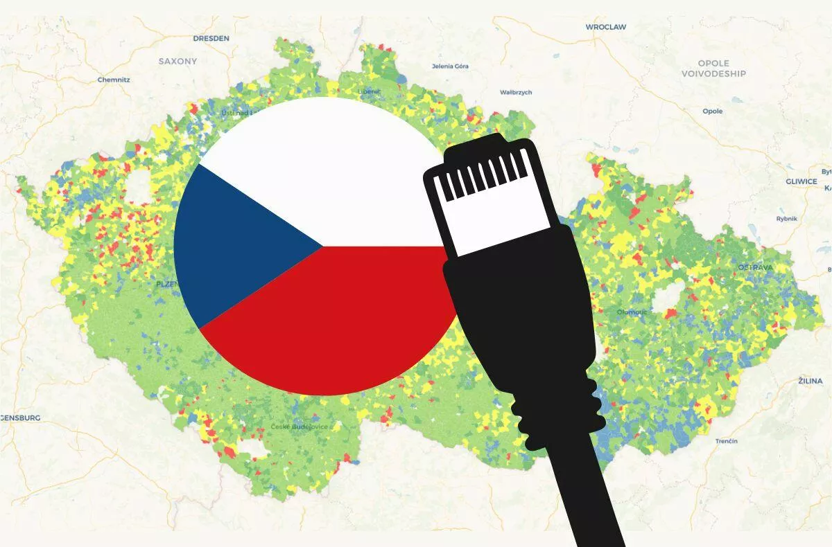 Mapa internetu ČR MPO ČTÚ