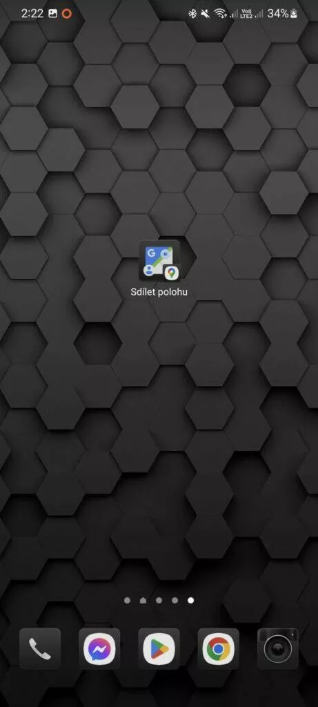 Mapy Google sdílení polohy jedném klepnutím zástupce 6 plocha ikona