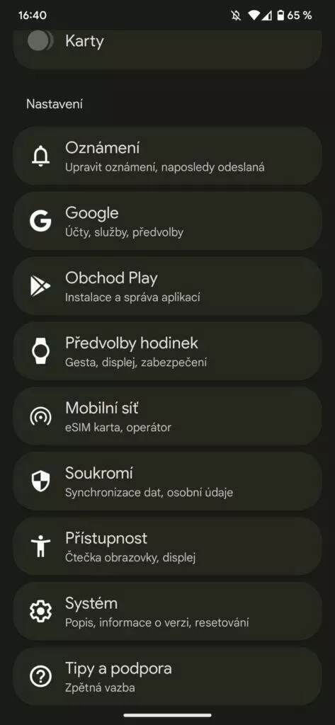 pixel watch doprovodná aplikace
