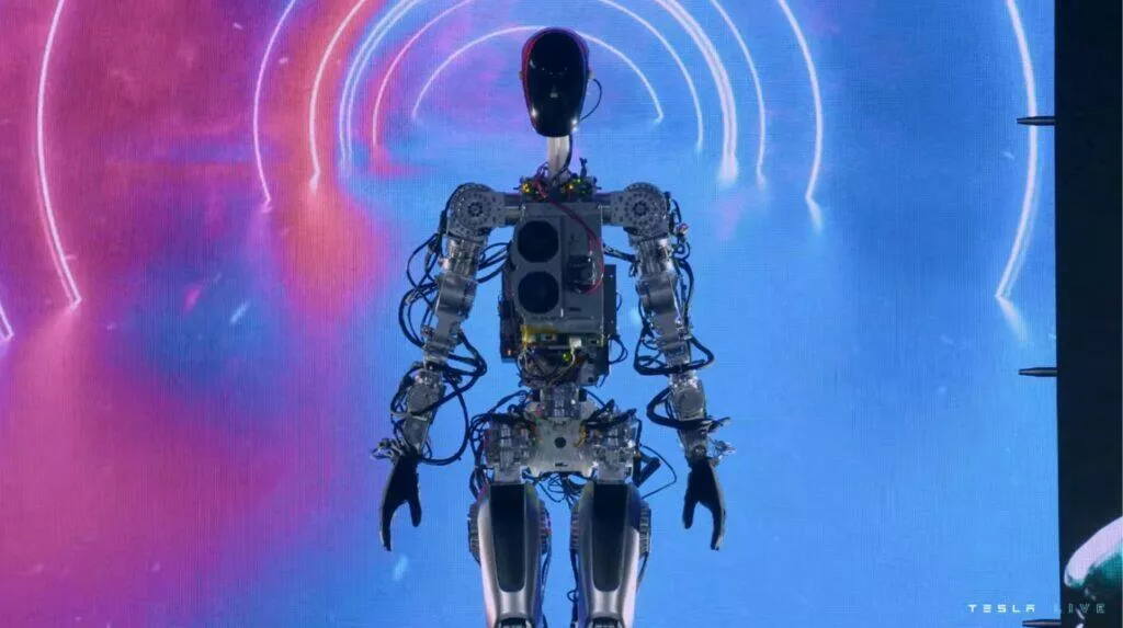 Tesla robot Optimus prototyp