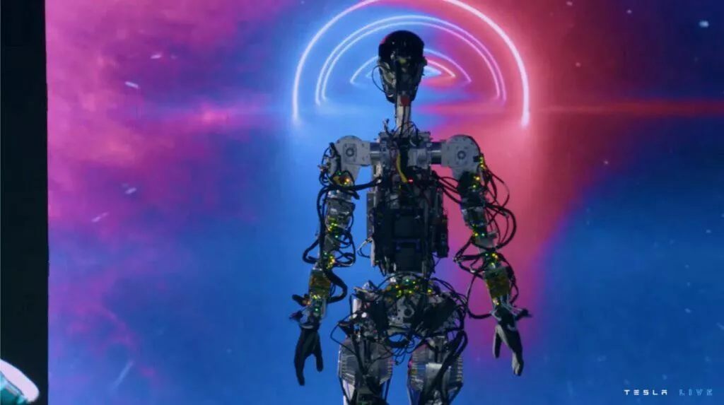 tesla robot optimus zada