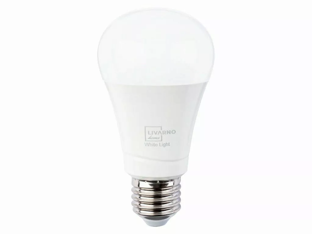 LIDL smart home energie chytré LED žárovka white