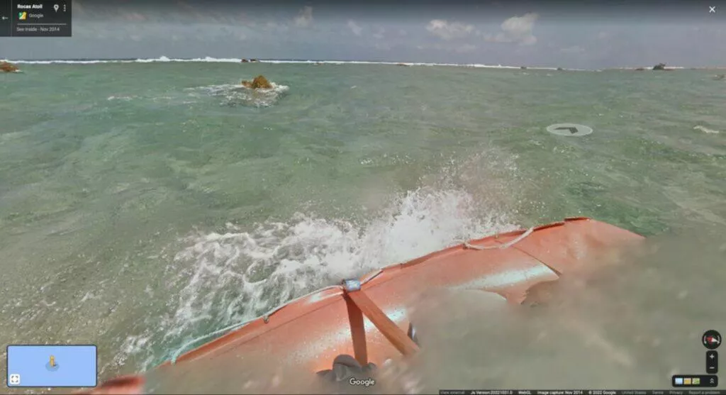 Street View alternativní snímání raft