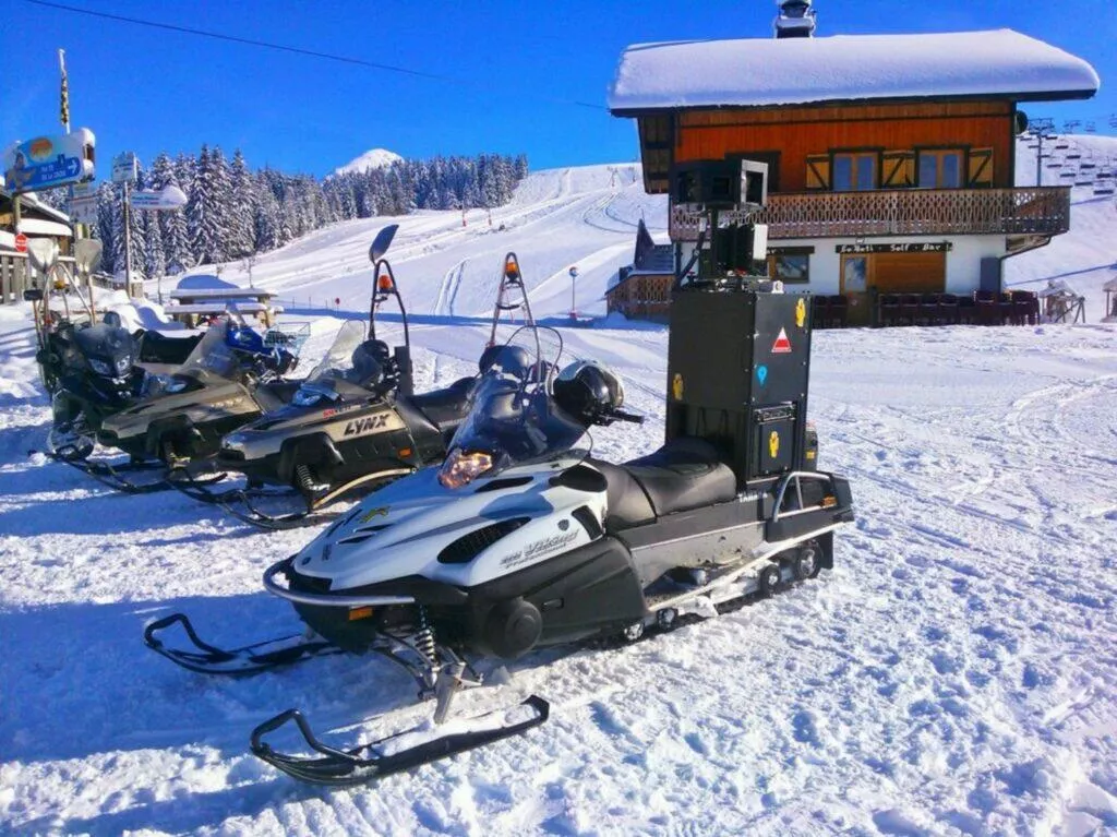Street View alternativní snímání sněžný skútr
