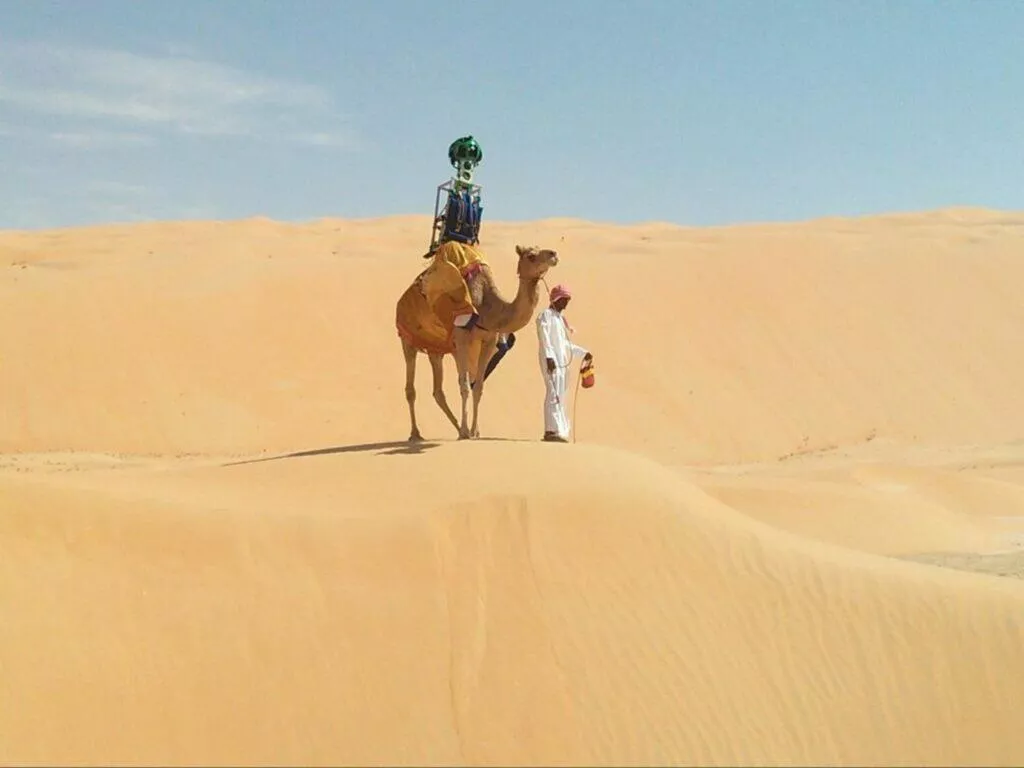 Street View alternativní snímání velbloud