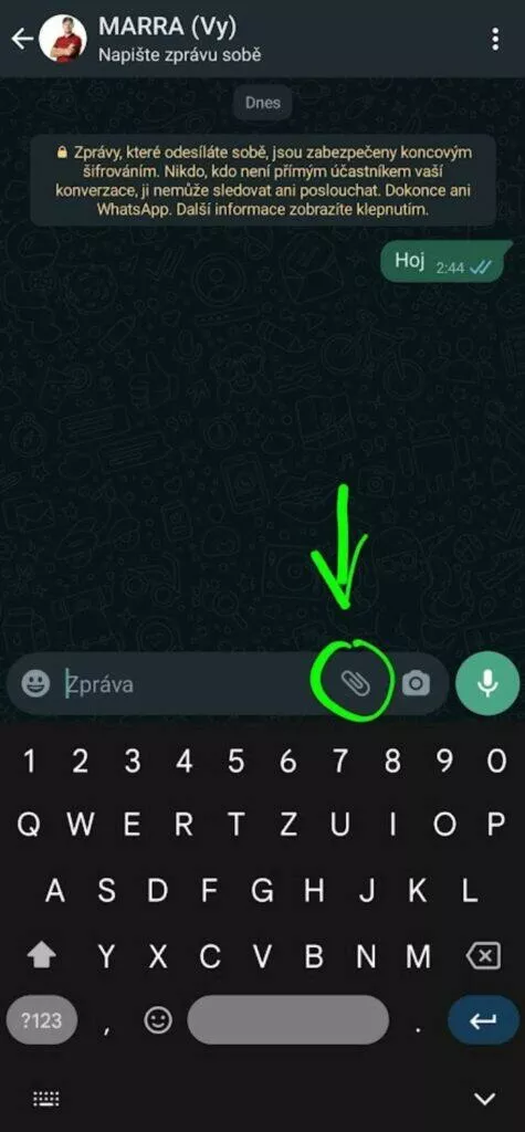WhatsApp ankety vytvoření