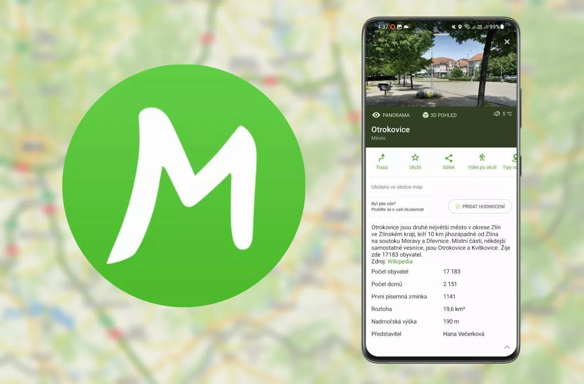 mapycz nove strukturovane informace mista