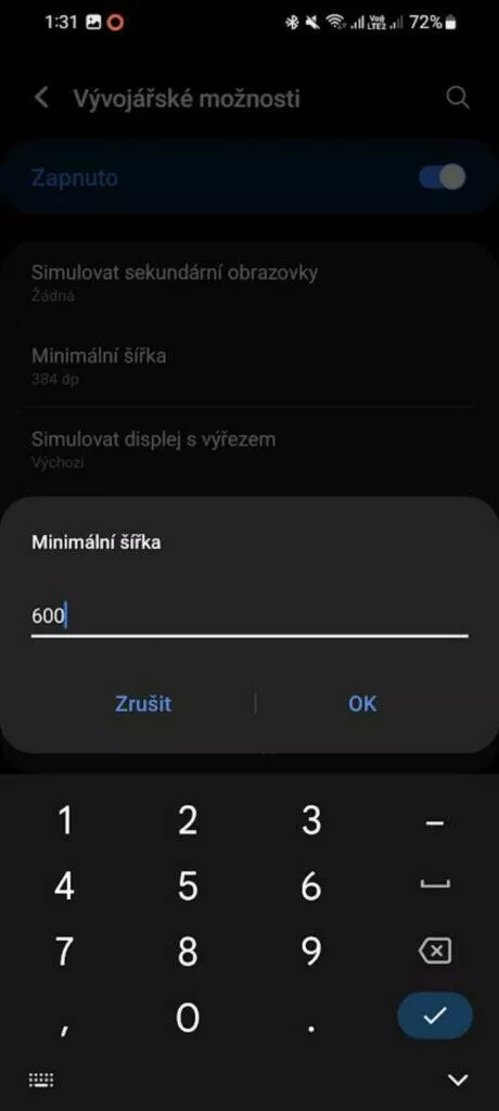 WhatsApp aplikace duální přihlášení druhý mobil návod tablet beta 6 minimální šířka 600